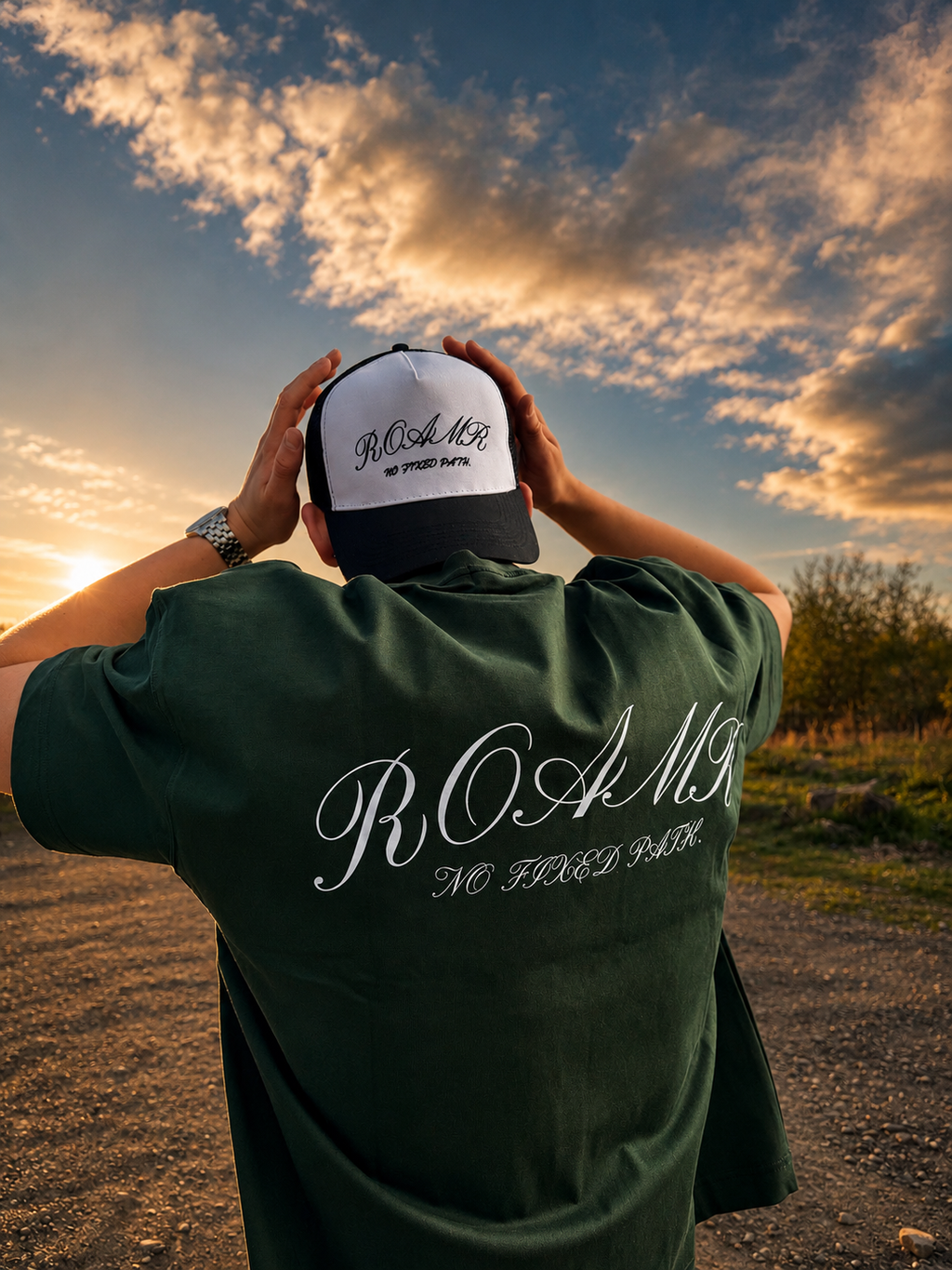 Box Fit Script Tee