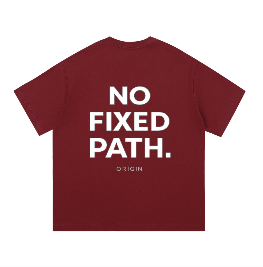 Typography NO FIXED PATH T-Shirt